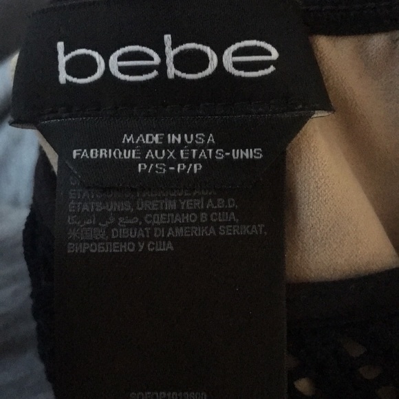 NWOT HOST PICK Bebe black dress - Picture 6 of 6